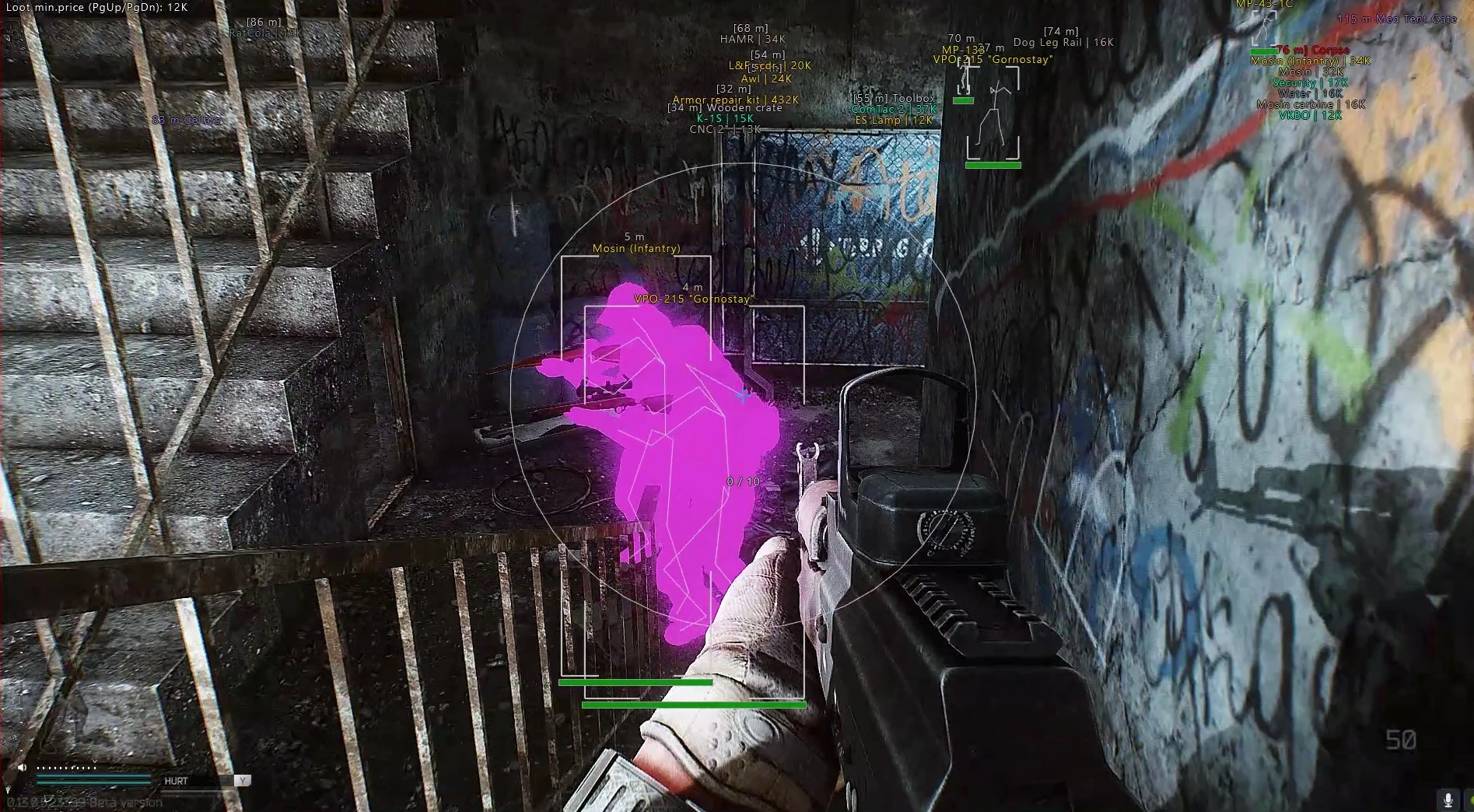 Tarkov ESP guide screenshot for Escape From Tarkov